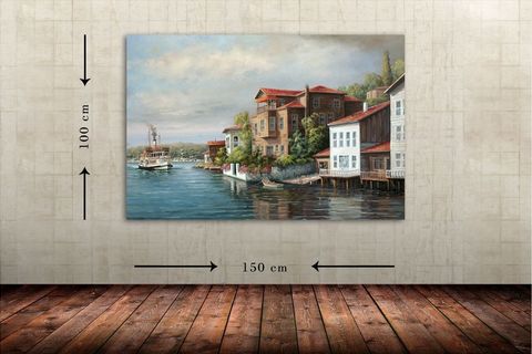 İSTANBUL DEV BOYUT CANVAS TABLO 100X150