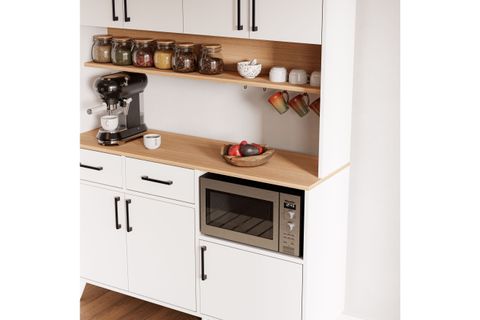 LAVO ÇOK AMAÇLI KAHVE KÖŞESİ DOLABI, 7 KAPAKLI 2 ÇEKMECELİ