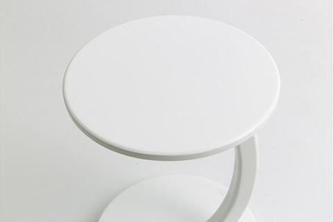 YAPRAK C SEHPA, TEKERLEKLİ, BEYAZ