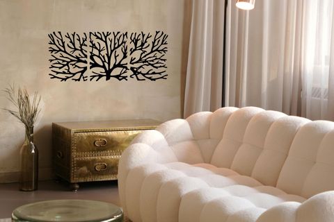 AĞAÇ LAZER KESİM TABLO, 110X48