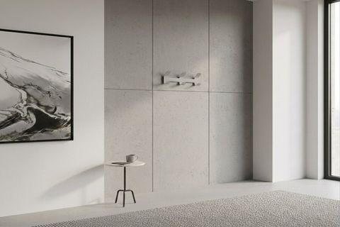 GALVANİZ METAL 3 ASKILI DUVAR ASKISI, AÇIK GRİ, 20X7X3 CM