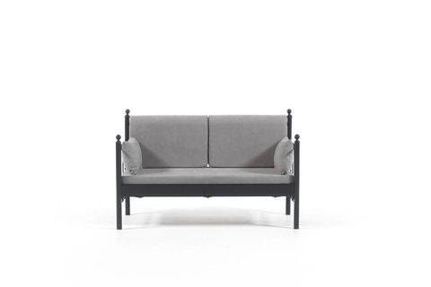 LALAS DK METAL SOFA SEDİR SİYAH 70X140CM