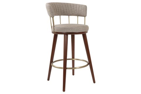 KOZZA HOME BRONX BAR SANDALYESİ, CEVİZ, 75CM