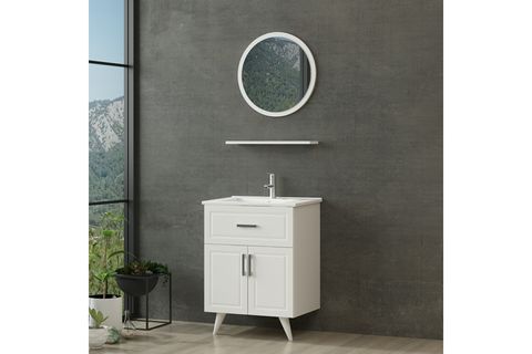 SANYA BANYO DOLABI 65CM AY2K1Ç 1YA1R ETJ BEYAZ