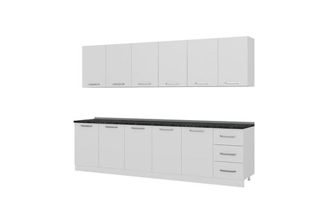 MİNAR FELİX 295 CM MUTFAK DOLABI BEYAZ 295-B2