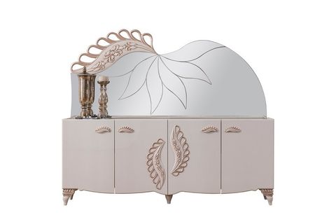 BEYAZ İNCİ YEMEK ODASI TAKIMI