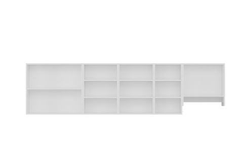 MİNAR 280 CM MUTFAK DOLABI BEYAZ 280-B7-ÜST MODÜL