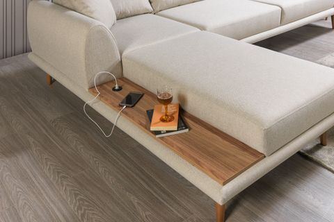 DEKOR KÖŞE KOLTUK, KREM, SOL KÖŞE