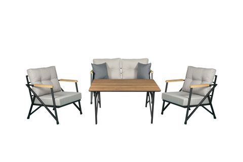 NEFİN 120 MASALI BAHÇE BALKON TAKIMI, GRİ