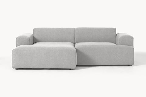 ELSA KETEN MİNİ KÖŞE KOLTUK, SOL KÖŞE, GRİ