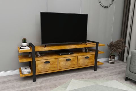 WOODFACE LUCCA DOĞAL AHŞAP TV SEHPASI, MEŞE