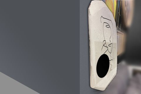 ÖZEL YÜZEY DOKULU TAŞ TABLO, SOYUT 144