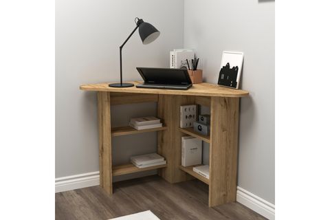 CORNER KÖŞE RAFLI ÇALIŞMA BİLGİSAYAR MASASI, SAFİRMEŞE