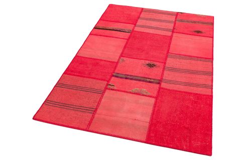 NAR ÇİÇEGİ RENGI EL DOKUMA KENDİR KİLİM 120X180