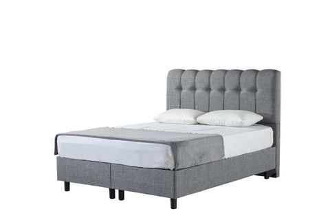 LUNA FORTE BAZA VE BAŞLIK SETİ, GRİ, 160X200