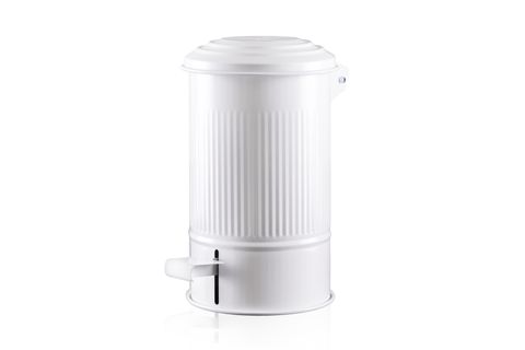 THE MİA STRİPE MUTFAK VE BANYO ÇÖP KOVASI, BEYAZ, 5 LT
