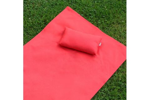 HOMİNG MİNİ YASTIKLI SU TUTMAYAN KUMAŞ PLAJ ÖRTÜSÜ, KIRMIZI, HMY-6182