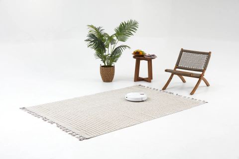INFİNİTY COLLECTİON MODERN MAKİNE HALISI, 1412, BEİGE, 80X250 CM