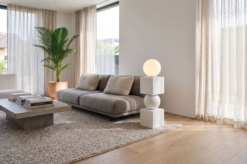 SPHERE MASİF AHŞAP KÜRE LAMBADER, BEYAZ
