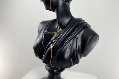 ARTEMIS GOLD STREAK POP ART DEKORATİF ROMA YUNAN HEYKELLERİ