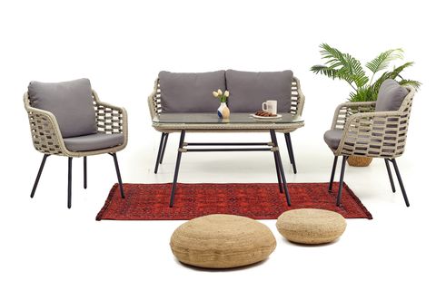 ARORA RATTAN İKİLİ BAHÇE OTURMA GRUBU