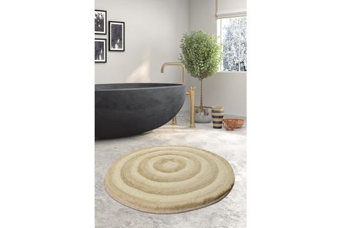 CHİLAİ HOME ROUND EKRU BANYO HALISI