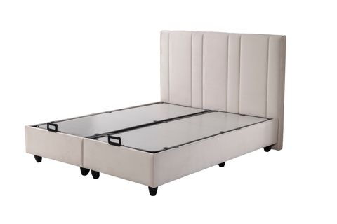 SAHRA BAZA VE BAŞLIK SETİ, KREM, 90X190