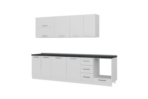 MİNAR SEZGİ 290 CM MUTFAK DOLABI BEYAZ 290-B6