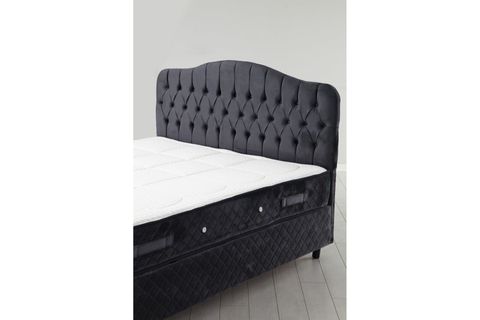 VASSİ SONATA ÇİFT KİŞİLİK BAZA+BAŞLIK+YATAK, ANTRASİT, 140X200