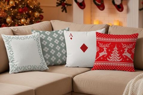 YILBAŞI TEMALI DÖRTLÜ KIRLENT KILIFI, MULTİ, 1042