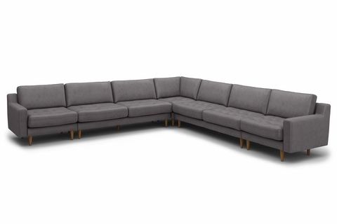 MODSY 360 X 360 CM MODÜLER KOLTUK KADİFE KÜL GRİ