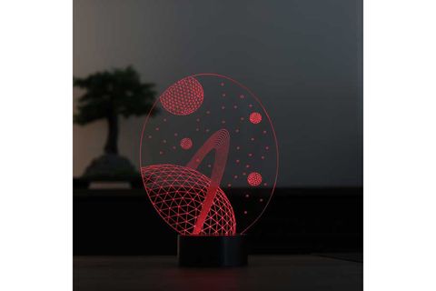 RENK SEÇENEKLİ LED GECE LAMBASI, SATÜRN