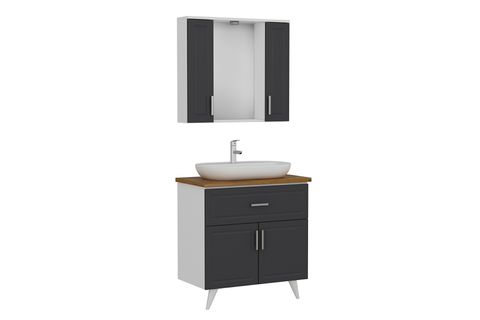 SANYA BANYO DOLABI AY2K1Ç14, ANTRASİT, 85 CM