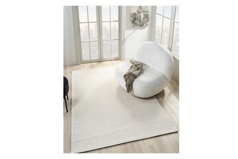 ESSE HAV TOZ VERMEZ KOLAY TEMİZLENEN HASIR DOKU SİSAL HALI, KREM, 80X400, 666