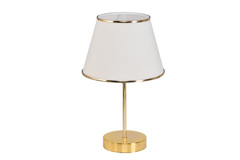EVLİGHT RÜZGAR PASTA TEKLİ SARKIT AVİZE VE GOLD ABAJUR SETİ, KREM