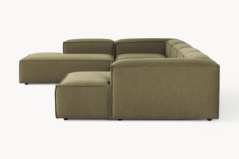 FRİD 5 MODÜL KÖŞE KOLTUK XL, YAĞ YEŞİLİ, SOL KÖŞE