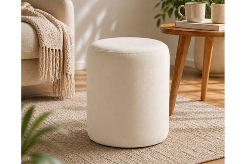 ALORA SİLİNDİR PUF, KREM