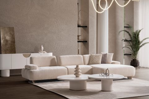 İZNİK KÖŞE KOLTUK, KREM