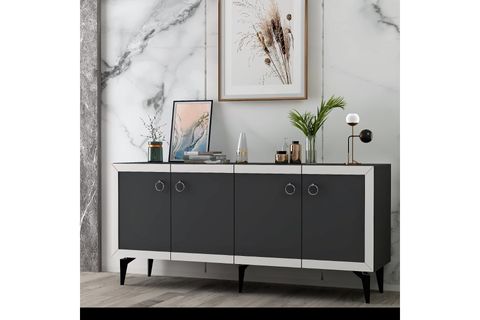 SELLEN KONSOL, ANTRASİT BEYAZ