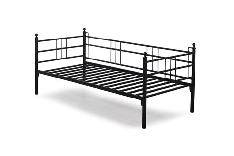 SOHO DAYBED TEK KİŞİLİK SİYAH, METAL KARYOLA, 90X200