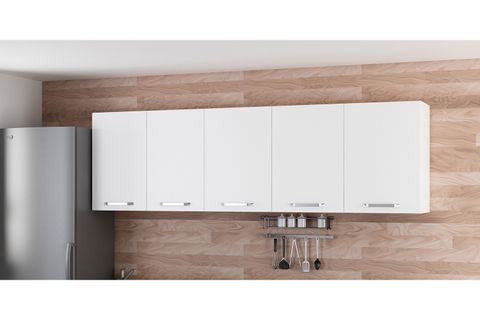 MİNAR 240 CM MUTFAK DOLABI BEYAZ 240-B1-ÜST MODÜL