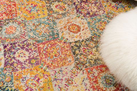 ANGORAHOME SPRİNG MAKİNE HALISI SP1000, YUVARLAK, 160X160