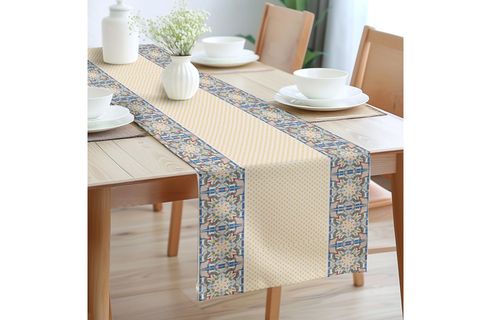 ÇAĞDAŞ AFRİKA PAMUKLU MASA RUNNER, 0084 50X150 CM