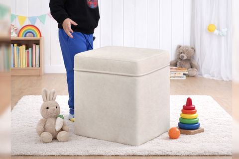 PİKLET ÇOCUK SANDIKLI PUF, KREM