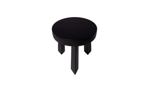 TUCA'S HOME SLİM STOOL TABURE, SİYAH, 30 CM