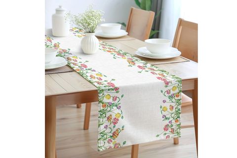 LALE FESTİVALİ PAMUKLU MASA RUNNER, 0067 50X150