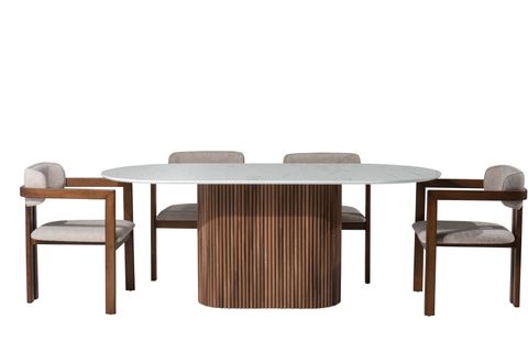 MARİNA BASKI YEMEK MASASI