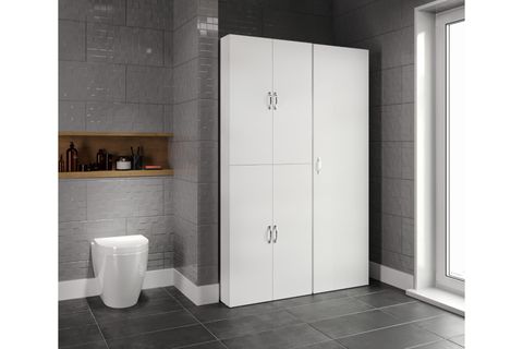CABANA ÇAMAŞIR VE KURUTMA MAKİNESİ DOLABI BÖLMELİ