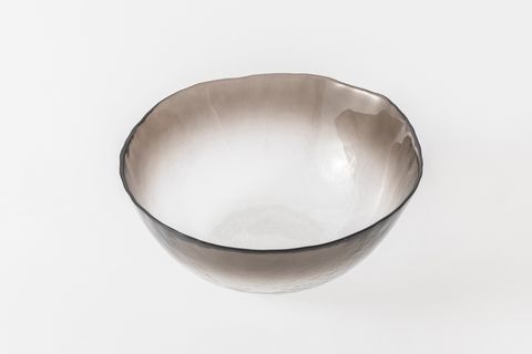 KİTCHEN ESSENTİALS ALTHEA CAM DERİN SALATA KASESİ 22 CM, FÜME