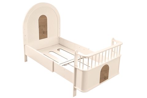 VENÜS BÜYÜYEN BEŞİK 90X130 VENÜS KARYOLA 90X190, KREM CEVİZ